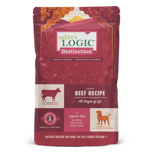 Nature's Logic Distinction Beef Recipe Dry Dog Food 4.4LB